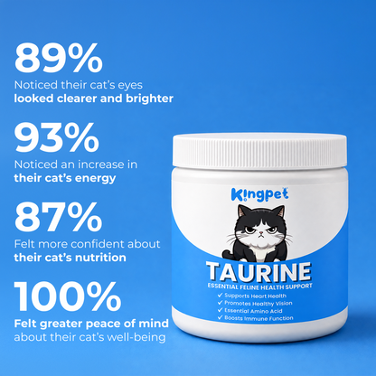 KingPet™ | Pure Taurine Powder for Cats